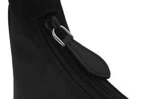 極美品 PRADA プラダ ショルダーバッグ ホーボー RE-EDITION 1NE515 ナイロン ブラック シルバー金具 中古 56629