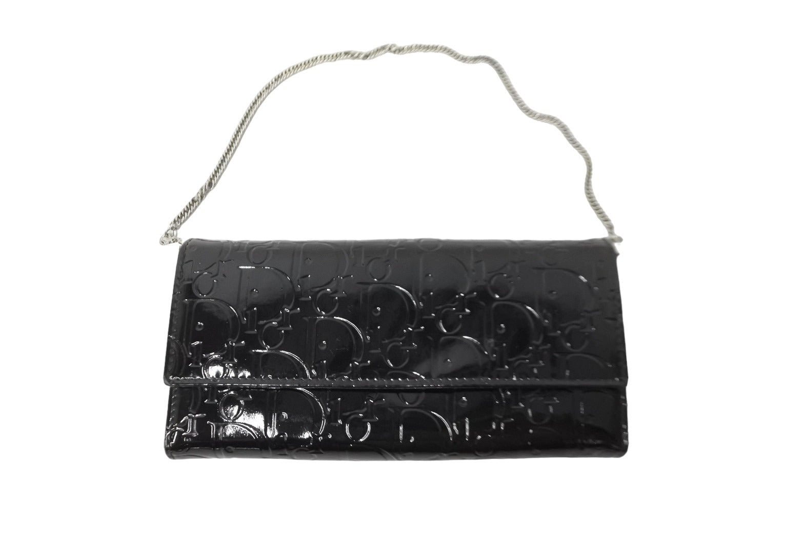 Christian Dior クリスチャンディオール トロッター柄 パテント