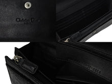 Load image into Gallery viewer, Christian Dior クリスチャンディオール トロッター柄 パテントレザー チェーン 長財布 ブラック EMP43060 中古 56643