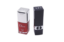 Load image into Gallery viewer, 未使用 Christian Dior クリスチャンディオール ラゲージタグ セット ノベルティ 非売品 口紅 ネイル エナメル 鏡 中古 56645