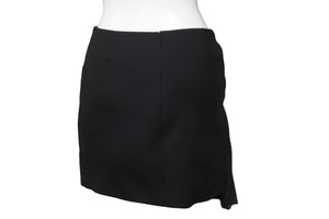 SAINT LAURENT サンローラン スカート レディース ブラック ウール サイズ34 482965 美品 中古 56657 