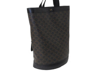 Load image into Gallery viewer, 極美品 CELINE セリーヌ ジッパー バックパック トリオンフ キャンバス 191792CHI.38NO ブラウン ゴールド金具 中古 56664