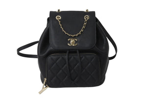 CHANEL シャネル ドーヴィルMM チェーン トートバッグ 16番台 ココマーク ハンドバッグ A67001 ベージュ ブラック 美品 中古 56720