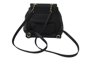CHANEL シャネル ドーヴィルMM チェーン トートバッグ 16番台 ココマーク ハンドバッグ A67001 ベージュ ブラック 美品 中古 56720