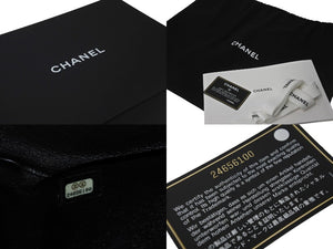 CHANEL シャネル ドーヴィルMM チェーン トートバッグ 16番台 ココマーク ハンドバッグ A67001 ベージュ ブラック 美品 中古 56720