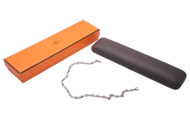 HERMES エルメス ネックレス シェーヌダンクル TPM 60コマ シルバー925 31.2ｇ 美品 中古 56678