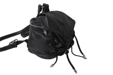 Load image into Gallery viewer, CHROME HEARTS クロムハーツ BSフレア リュック レザー シルバー925 ブラック バックパック 鞄 カバン 中古 56681