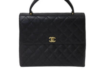 Load image into Gallery viewer, 極美品 CHANEL シャネル マトラッセ ハンドバッグ キャビアスキン ココマーク ゴールド金具 鞄 ロゴ 7番台 中古 56685