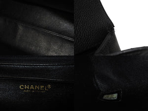 極美品 CHANEL シャネル マトラッセ ハンドバッグ キャビアスキン ココマーク ゴールド金具 鞄 ロゴ 7番台 中古 56685