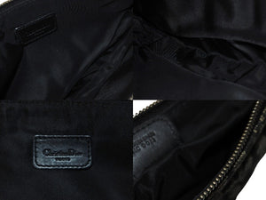 Christian Dior クリスチャンディオール トロッター サドル ポーチ ハンドバッグ ロゴ MC0023 ネイビー 良品 中古 56688