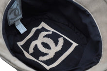 Load image into Gallery viewer, CHANEL シャネル ハット バケットハット 帽子 ココマーク スポーツライン ベージュ コットン サイズM 美品 中古 56694