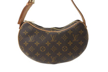 Load image into Gallery viewer, 極美品 LOUIS VUITTON ルイヴィトン モノグラム ポシェット クロワッサンPM ショルダーバッグ M51510 ブラウン ロゴ 中古 56696
