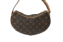 Load image into Gallery viewer, 極美品 LOUIS VUITTON ルイヴィトン モノグラム ポシェット クロワッサンPM ショルダーバッグ M51510 ブラウン ロゴ 中古 56696