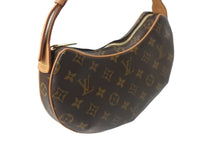 Load image into Gallery viewer, 極美品 LOUIS VUITTON ルイヴィトン モノグラム ポシェット クロワッサンPM ショルダーバッグ M51510 ブラウン ロゴ 中古 56696
