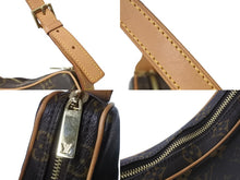 Load image into Gallery viewer, 極美品 LOUIS VUITTON ルイヴィトン モノグラム ポシェット クロワッサンPM ショルダーバッグ M51510 ブラウン ロゴ 中古 56696