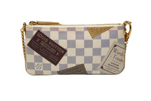 Load image into Gallery viewer, LOUIS VUITTON ルイヴィトン ハンドバッグ ポシェットミラMM AA3009 ラベルコレクション 2009 ダミエ ホワイト 良品 中古 56703