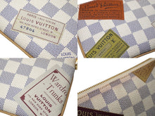 Load image into Gallery viewer, LOUIS VUITTON ルイヴィトン ハンドバッグ ポシェットミラMM AA3009 ラベルコレクション 2009 ダミエ ホワイト 良品 中古 56703