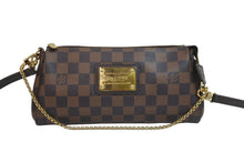 Load image into Gallery viewer, LOUIS VUITTON ルイヴィトン ショルダーバッグ N55213 エヴァ ダミエ ブラウン ゴールド金具 美品 中古 56705