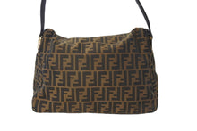 Load image into Gallery viewer, FENDI フェンディ ズッカ柄 ビッグマンマバケット ショルダーバッグ ワンショルダー ブラウン 8BR638-G1E 美品 中古 56707