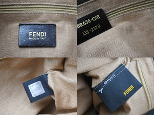FENDI フェンディ ズッカ柄 ビッグマンマバケット ショルダーバッグ ワンショルダー ブラウン 8BR638-G1E 美品 中古 56707