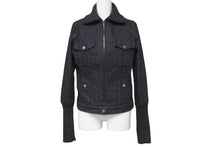 Load image into Gallery viewer, CHANEL シャネル ジャケット デニムジャケット ジージャン ニット CCマーク ココマーク 03A P21732W03184 美品 中古 56713
