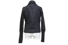 Load image into Gallery viewer, CHANEL シャネル ジャケット デニムジャケット ジージャン ニット CCマーク ココマーク 03A P21732W03184 美品 中古 56713
