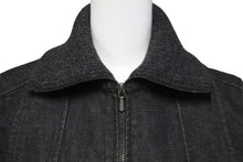 Load image into Gallery viewer, CHANEL シャネル ジャケット デニムジャケット ジージャン ニット CCマーク ココマーク 03A P21732W03184 美品 中古 56713