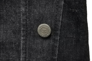 CHANEL シャネル ジャケット デニムジャケット ジージャン ニット CCマーク ココマーク 03A P21732W03184 美品 中古 56713