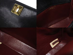 CHANEL シャネル ミニ マトラッセ チェーン ショルダーバッグ 1番台 ラムスキン ゴールド金具 ココマーク 美品 中古 56718