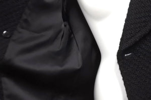CHANEL シャネル ジャケット ツイード ショートコート 01A ブラック ココボタン サイズ38 P18440V10526 美品 中古 56731