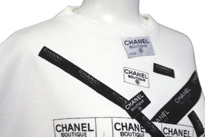 CHANEL シャネル 半袖Ｔシャツ ココマーク 2016 サイズXL ホワイト ブラック 美品 中古 56741