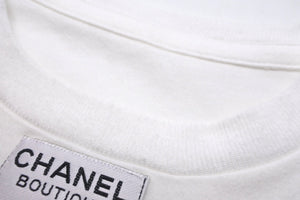 CHANEL シャネル 半袖Ｔシャツ ココマーク 2016 サイズXL ホワイト ブラック 美品 中古 56741