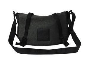 極美品 CHANEL シャネル ヴィンテージ スポーツライン ショルダーバッグ 10番台 ラメ ジャガード グレー ブラック 中古 56750