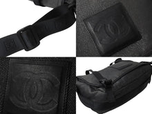 Load image into Gallery viewer, 極美品 CHANEL シャネル ヴィンテージ スポーツライン ショルダーバッグ 10番台 ラメ ジャガード グレー ブラック 中古 56750