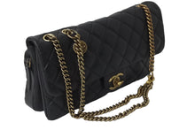 Load image into Gallery viewer, 極美品 CHANEL シャネル チェーンショルダーバッグ マトラッセ 18番台 ラムスキン ブラック ゴールド金具 中古 56755