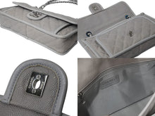 Load image into Gallery viewer, CHANEL シャネル チェーンショルダーバッグ 19番台 フレンチ リビエラ キャビアスキン グレー シルバー金具 良品 中古 56756