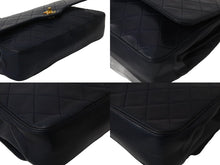 Load image into Gallery viewer, CHANEL シャネル ショルダーバッグ マトラッセ シングルフラップ 0番台 レザー ネイビー ゴールド金具 美品 中古 56758