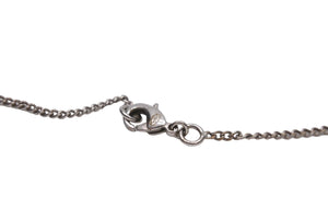 CHANEL シャネル ネックレス ココマーク 刻印不鮮明 シルバー ラインストーン ラメ リバーシブル 美品 中古 56768