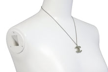 Load image into Gallery viewer, CHANEL シャネル ネックレス ココマーク 刻印不鮮明 シルバー ラインストーン ラメ リバーシブル 美品 中古 56768