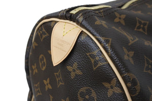 新品同様 LOUIS VUITTON ルイヴィトン ボストンバッグ キーポル 55 モノグラム M41424 ブラウン ゴールド金具 中古 56783