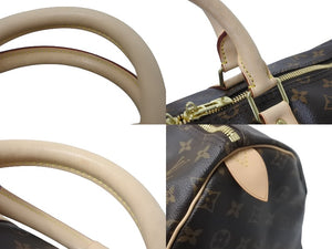新品同様 LOUIS VUITTON ルイヴィトン ボストンバッグ キーポル 55 モノグラム M41424 ブラウン ゴールド金具 中古 56783