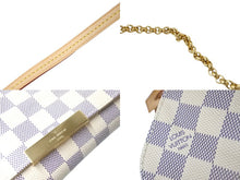 Load image into Gallery viewer, 新品同様 LOUIS VUITTON ルイヴィトン ショルダーバッグ フェイボリットPM ダミエ・アズール N41277 ゴールド金具 中古 56784