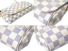 Load image into Gallery viewer, 新品同様 LOUIS VUITTON ルイヴィトン ショルダーバッグ フェイボリットPM ダミエ・アズール N41277 ゴールド金具 中古 56784