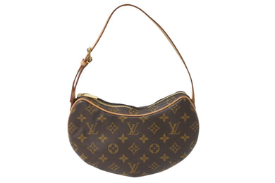 極美品 LOUIS VUITTON ルイヴィトン ショルダーバッグ クロワッサン PM M51510 モノグラム ゴールド金具 中古 56785