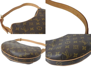 極美品 LOUIS VUITTON ルイヴィトン ショルダーバッグ クロワッサン PM M51510 モノグラム ゴールド金具 中古 56785