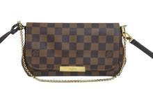 Load image into Gallery viewer, 極美品 LOUIS VUITTON ルイヴィトン ショルダーバッグ フェイボリットPM ダミエ M40717 ブラウン ゴールド金具 中古 56792