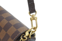 Load image into Gallery viewer, 極美品 LOUIS VUITTON ルイヴィトン ショルダーバッグ フェイボリットPM ダミエ M40717 ブラウン ゴールド金具 中古 56792