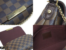 Load image into Gallery viewer, 極美品 LOUIS VUITTON ルイヴィトン ショルダーバッグ フェイボリットPM ダミエ M40717 ブラウン ゴールド金具 中古 56792