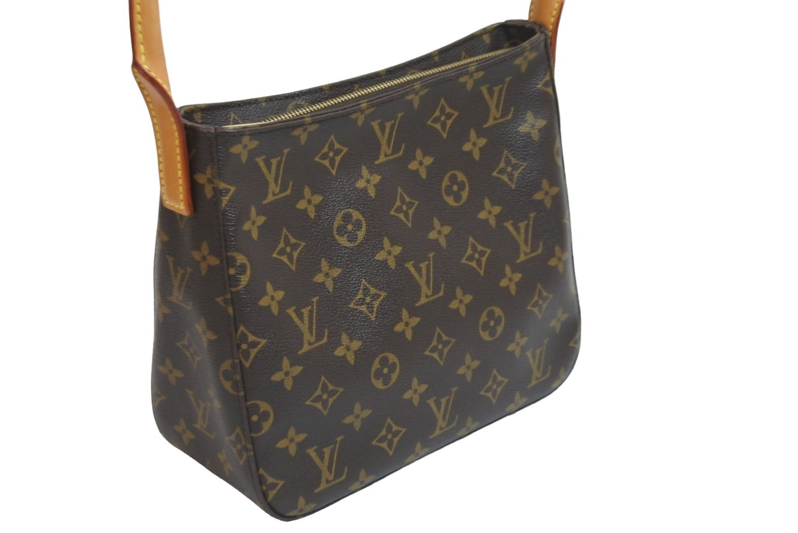 LOUIS VUITTON ルイヴィトン ハンドバッグ ルーピングMM モノグラム ...