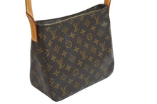 Load image into Gallery viewer, LOUIS VUITTON ルイヴィトン ハンドバッグ ルーピングMM モノグラム M51146 ブラウン ゴールド金具 美品 中古 56793